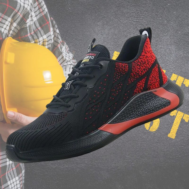 chaussures-de-sécurité-rouge