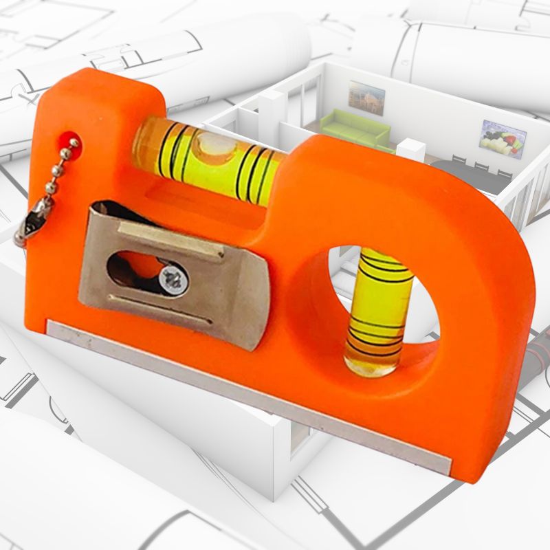 Niveau à Bulle De Poche MagnéTique Mini Niveau à Bulle Orange Mini Niveau à Bulle En