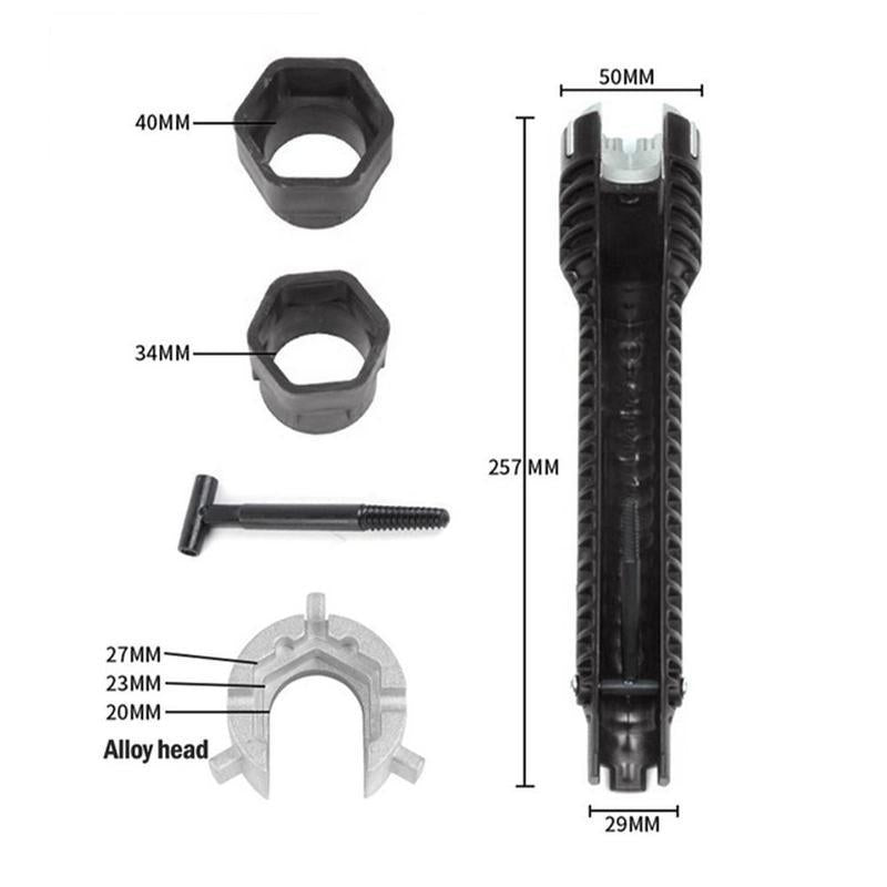 MagicPipeWork™ : Clé de tuyau de plomberie 8 en 1 - Mes Outils Malins